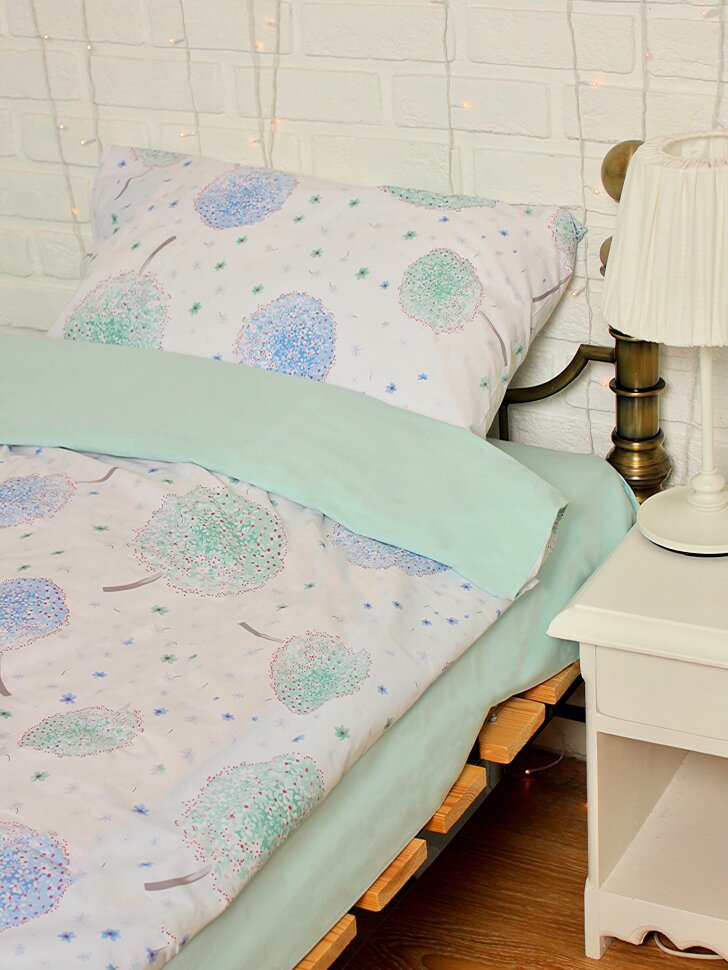 Комплект постельного белья Ms.ODRI из органического хлопка для детей «Летаем во сне» (1 комплект)