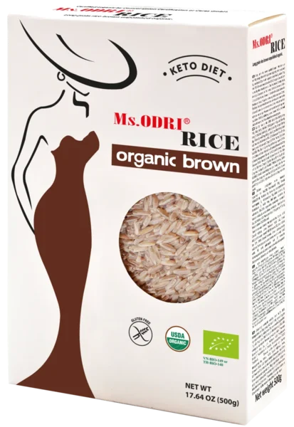 ​Рис бурый длиннозерный пророщенный organic Ms.Odri